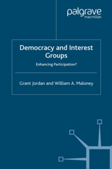 Democracy and Interest Groups : Enhancing Participation?