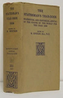 The Statesman's Year-Book : Statistical and Historical Annual of the States of the World for the Year 1934