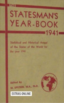 The Statesman's Year-Book : Statistical and Historical Annual of the States of the World for the Year 1941