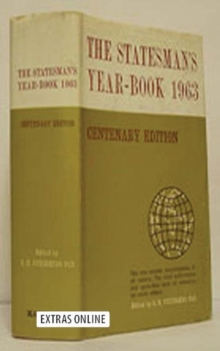 The Statesman's Year-Book 1963 : The One-Volume ENCYCLOPAEDIA of all nations