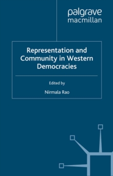 Representation and Community in Western Democracies