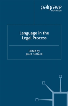 Language in the Legal Process