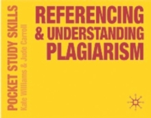 Referencing and Understanding Plagiarism, Paperback Book Referencing and Understanding Plagiarism, Paperback Book