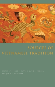Sources of Vietnamese Tradition, Hardback Book Sources of Vietnamese Tradition, Hardback Book