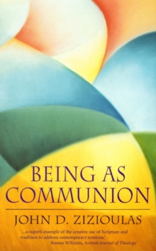 Being as Communion, Paperback Book Being as Communion, Paperback Book