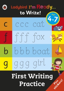 First Writing Practice: Ladybird I'm Ready to Write Sticker Activity Book, Paperback Book First Writing Practice: Ladybird I'm Ready to Write Sticker Activity Book, Paperback Book