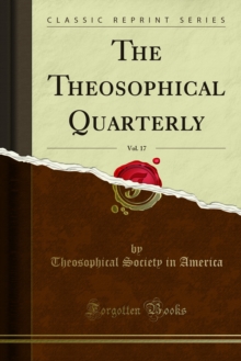 The Theosophical Quarterly