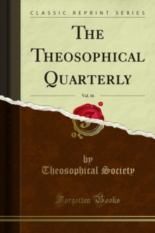 The Theosophical Quarterly