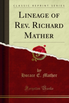 Lineage of Rev. Richard Mather