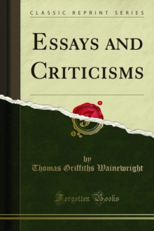 Essays and Criticisms