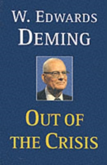 Out of the Crisis, Paperback Book Out of the Crisis, Paperback Book