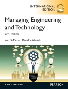 Managing Engineering and Technology, International Edition, Paperback / softback Book Managing Engineering and Technology, International Edition, Paperback / softback Book