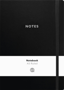 A5 Black Notebook : Cased with elastic, Hardback Book A5 Black Notebook : Cased with elastic, Hardback Book