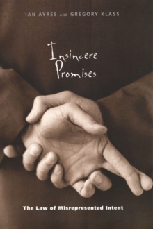 Insincere Promises : The Law of Misrepresented Intent, EPUB eBook Insincere Promises : The Law of Misrepresented Intent, EPUB eBook