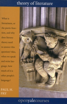 Theory of Literature, Paperback / softback Book Theory of Literature, Paperback / softback Book