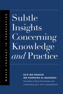 Subtle Insights Concerning Knowledge and Practice, Hardback Book Subtle Insights Concerning Knowledge and Practice, Hardback Book