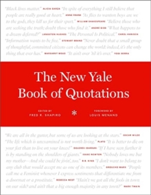 The New Yale Book of Quotations