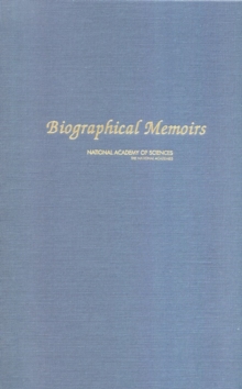 Biographical Memoirs : Volume 89