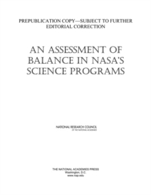 An Assessment of Balance in NASA's Science Programs