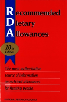 Recommended Dietary Allowances : 10th Edition