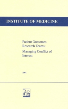 Patient Outcomes Research Teams (PORTS) : Managing Conflict of Interest