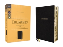 KJV, Thompson Chain-Reference Bible, Handy Size, European Bonded Leather, Black, Red Letter, Thumb Indexed, Comfort Print