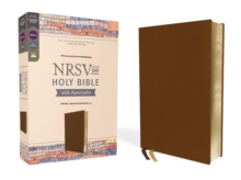 NRSVue, Holy Bible with Apocrypha, Leathersoft, Brown, Comfort Print