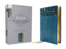 NASB, Personal Size Bible, Large Print, Leathersoft, Teal, Red Letter, 1995 Text, Comfort Print
