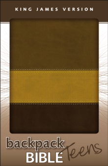 KJV, Backpack Bible for Teens, Leathersoft, Brown, Leather / fine binding Book KJV, Backpack Bible for Teens, Leathersoft, Brown, Leather / fine binding Book