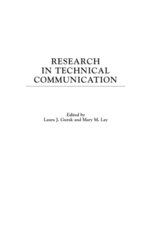 Research in Technical Communication