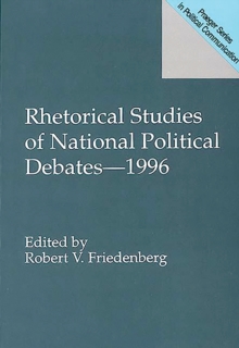 Rhetorical Studies of National Political Debates--1996