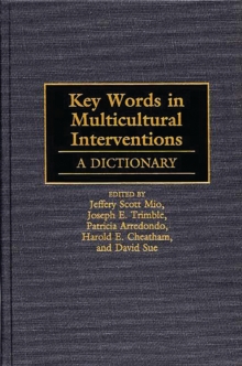 Key Words in Multicultural Interventions : A Dictionary