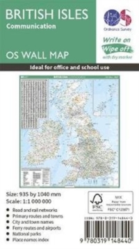 British Isles Communication, Sheet map, rolled Book British Isles Communication, Sheet map, rolled Book