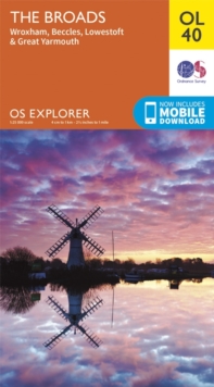 The Broads, Wroxham, Beccles, Lowestoft & Great Yarmouth, Sheet map, folded Book The Broads, Wroxham, Beccles, Lowestoft & Great Yarmouth, Sheet map, folded Book