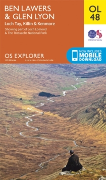Ben Lawers & Glen Lyon, Loch Tay, Killin & Kenmore, Sheet map, folded Book Ben Lawers & Glen Lyon, Loch Tay, Killin & Kenmore, Sheet map, folded Book