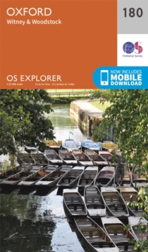 Oxford, Witney and Woodstock, Sheet map, folded Book Oxford, Witney and Woodstock, Sheet map, folded Book