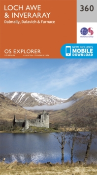 Loch Awe and Inveraray, Sheet map, folded Book Loch Awe and Inveraray, Sheet map, folded Book