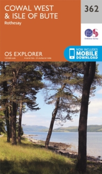 Cowal West and Isle of Bute, Sheet map, folded Book Cowal West and Isle of Bute, Sheet map, folded Book