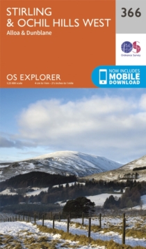 Stirling and Ochil Hills West, Sheet map, folded Book Stirling and Ochil Hills West, Sheet map, folded Book