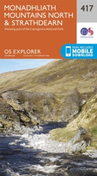 Monadhliath Mountains North and Strathdearn, Sheet map, folded Book Monadhliath Mountains North and Strathdearn, Sheet map, folded Book