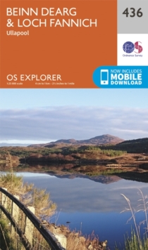 Beinn Dearg and Loch Fannich, Sheet map, folded Book Beinn Dearg and Loch Fannich, Sheet map, folded Book