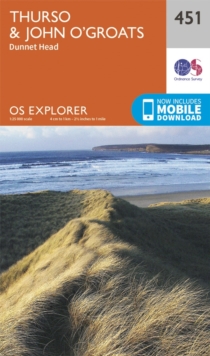 Thurso and John O'Groats, Sheet map, folded Book Thurso and John O'Groats, Sheet map, folded Book