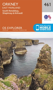 Orkney - East Mainland, Sheet map, folded Book Orkney - East Mainland, Sheet map, folded Book
