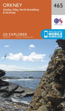 Orkney - Sanday, Eday, North Ronaldsay and Stronsay, Sheet map, folded Book Orkney - Sanday, Eday, North Ronaldsay and Stronsay, Sheet map, folded Book