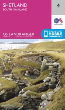 Shetland - South Mainland, Sheet map, folded Book Shetland - South Mainland, Sheet map, folded Book