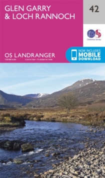Glen Garry & Loch Rannoch, Sheet map, folded Book Glen Garry & Loch Rannoch, Sheet map, folded Book