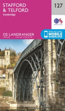 Stafford & Telford, Ironbridge, Sheet map, folded Book Stafford & Telford, Ironbridge, Sheet map, folded Book