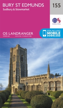 Bury St Edmunds, Sudbury & Stowmarket, Sheet map, folded Book Bury St Edmunds, Sudbury & Stowmarket, Sheet map, folded Book