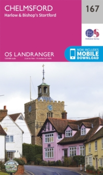 Chelmsford, Harlow & Bishop's Stortford, Sheet map, folded Book Chelmsford, Harlow & Bishop's Stortford, Sheet map, folded Book