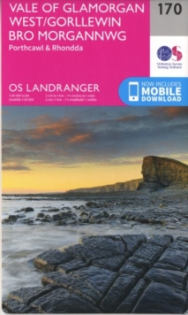 Vale of Glamorgan, Rhondda & Porthcawl, Sheet map, folded Book Vale of Glamorgan, Rhondda & Porthcawl, Sheet map, folded Book
